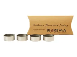 BIOKEMA BIOKEMA Teelichthalter Edelstahl 4er Set Durchmesser innen ca. 3,9 cm – Produktbild 1 von 1