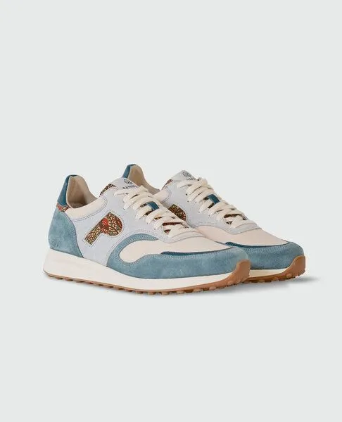 PANAFRICA PANAFRICA Arusha - Unisex Recycling Sneaker, Niagara (blau), – Produktbild 2 von 4