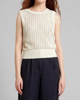 Dedicated DEDICATED Oskarshamn Knit Top - Vanilla – Produktbild 1 von 1