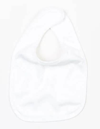Babybugz Babybugz Baby Lätzchen Spucktuch Vegan mit weichem Klettverschluss im Nacken, White, – Produktbild 2 von 3