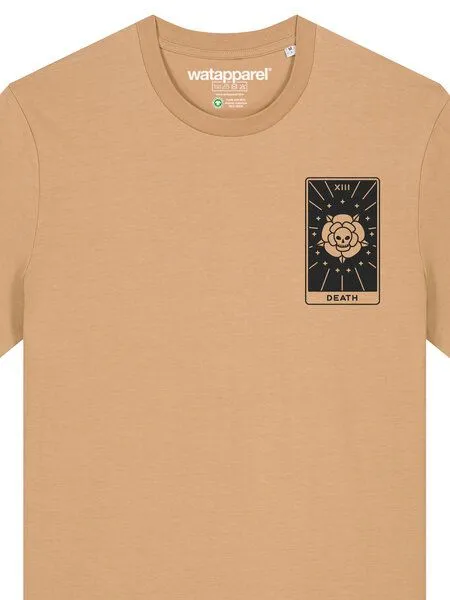 watapparel watapparel T-Shirt Unisex Tarot Death, Latte, – Produktbild 3 von 4