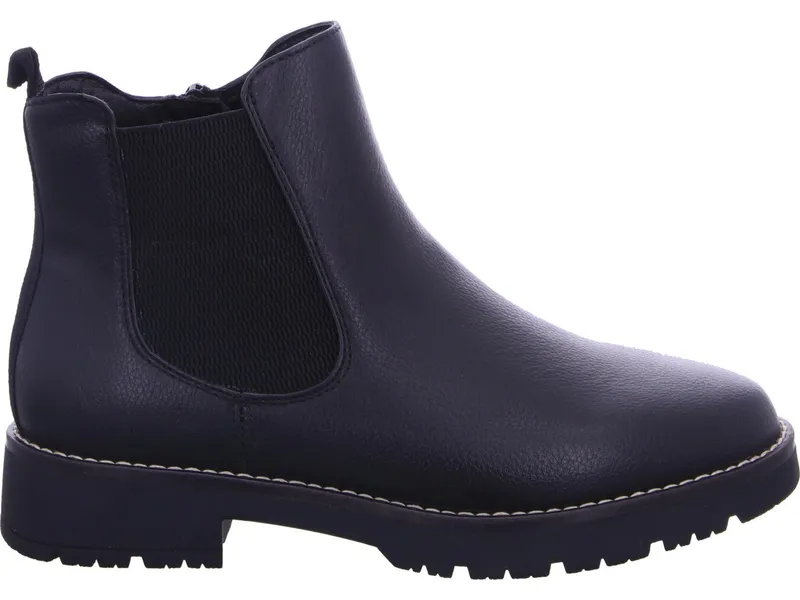 Jana Jana Chelseaboots 100% vegan, Schwarz, – Produktbild 2 von 8
