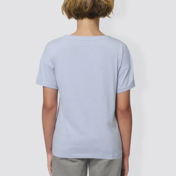 little kiwi little kiwi Damen T-Shirt, "Kiwi", Blue soul – Produktbild 2 von 2