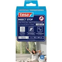Tesa tesa Pollen und Fliegengitter "Premium" 2-in-1, 150 x 180 cm, anthrazit – Produktbild 1 von 1