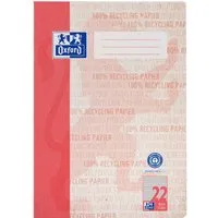 OXFORD OXFORD Recycling-Schulheft DIN A4, 16 Blatt, Lineatur 22 (kariert), 90 g/m² – Produktbild 1 von 1