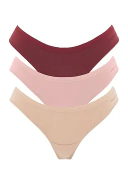 ORGANICATION ORGANICATION KAVINN | Tanga aus Bio-Baumwolle und TENCEL Modal im 3er-Pack – Produktbild 1 von 1