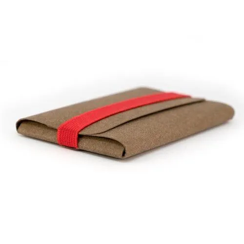 ANDERS & KOMISCH ANDERS & KOMISCH Veganes Kreditkartenetui - Cardholder mit Münzfach - TINY Braun, Rot, – Produktbild 4 von 4