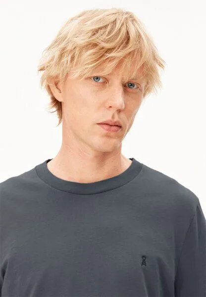 ARMEDANGELS ARMEDANGELS JAAMES Herren T-Shirt aus Bio-Baumwolle, Moonshadow, – Produktbild 3 von 4
