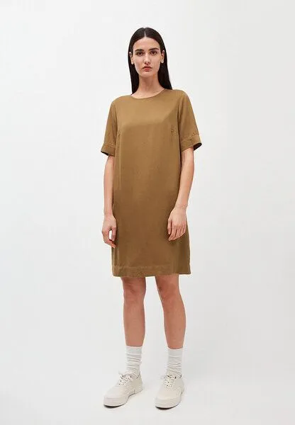ARMEDANGELS ARMEDANGELS MARGITAA - Damen Kleid aus TENCEL Lyocell, Golden khaki, – Produktbild 4 von 4