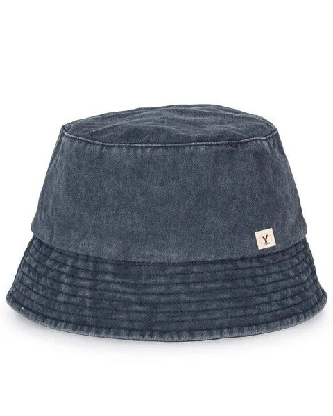 YTWOO YTWOO Fischerhut mit Washed Optik | Bucket Hat aus 100% Bio Baumwolle, Schwarz, – Produktbild 1 von 3