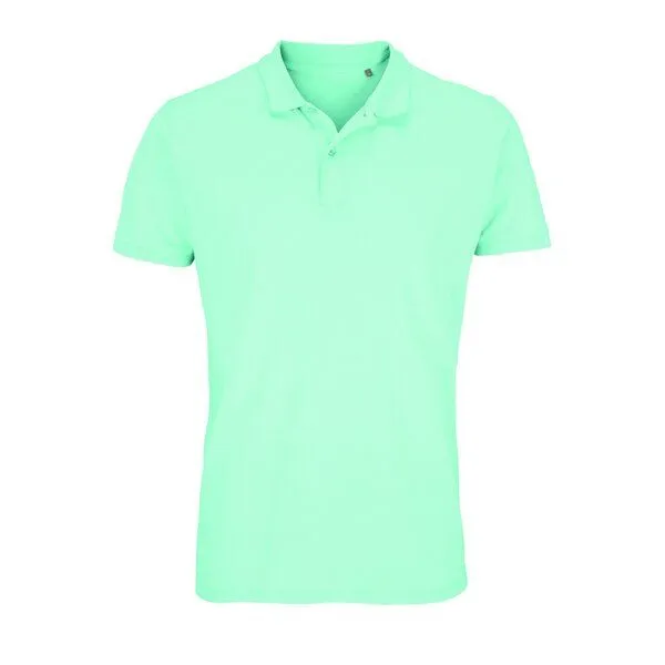 Sol's Sol's Herren Poloshirt Planet Polo Shirt Regular Bio - Baumwolle, Blau (arctic), – Produktbild 1 von 3