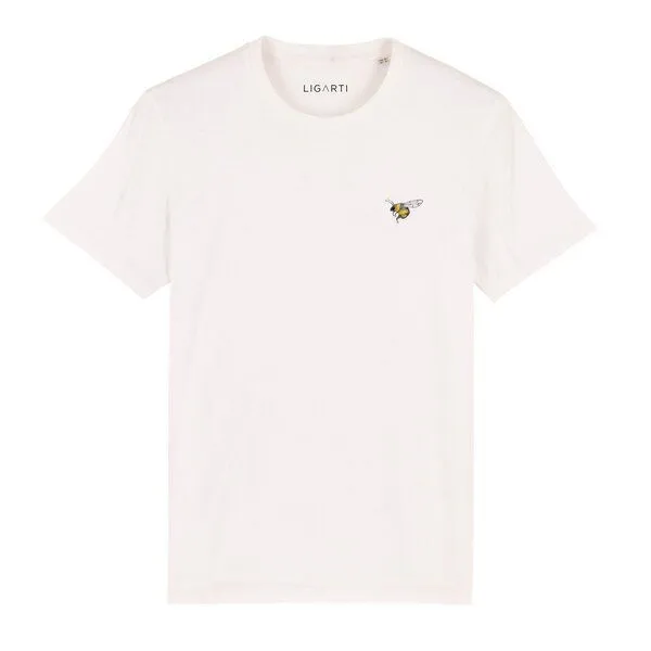 LIGARTI LIGARTI T-shirt - Hummel, Cremeweiß, – Produktbild 1 von 5