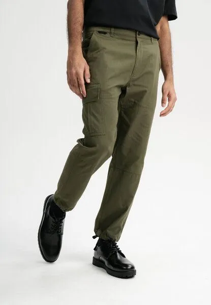 MELA Cargohose RAJESH | von MELA | Fairtrade & GOTS zertifiziert, Dark olive, – Produktbild 1 von 5