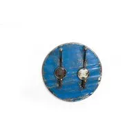 Moogoo Creative Africa Moogoo Creative Africa Garderobe 2-fach aus recycelten Ölfässern / Post-Oil Industrial Upcycling, Blau, – Produktbild 1 von 1