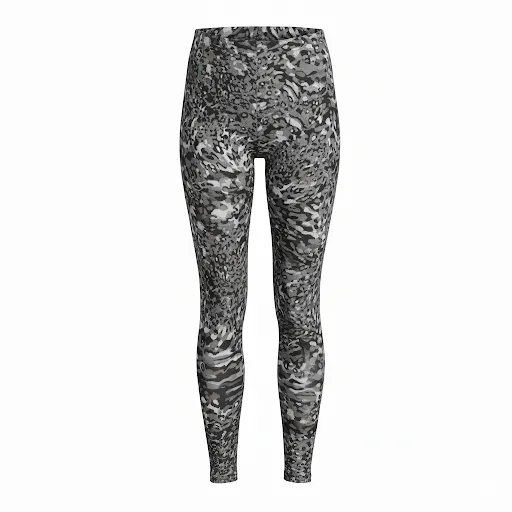 WiDDA WiDDA Damen vegan Leggings Basic Grau Gemustert, Grau, – Produktbild 1 von 2