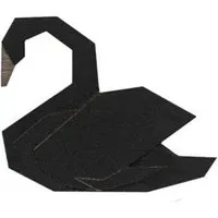 BeWooden BeWooden Holzbrosche Black Swan – handgefertigter, nachhaltiger Schmuck aus Holz – Produktbild 1 von 1