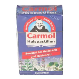Schuck GmbH Arzneimittelfabrik Carmol Halspastillen 45 g Pastillen – Produktbild 1 von 1