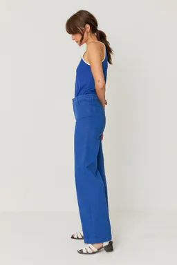 SKFK SKFK Damen vegan Hose Ainhize Blau – Produktbild 1 von 1