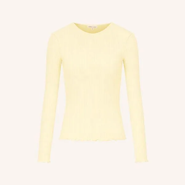 NORDLICHT NORDLICHT Langarmshirt Maja, Gelb, – Produktbild 2 von 4