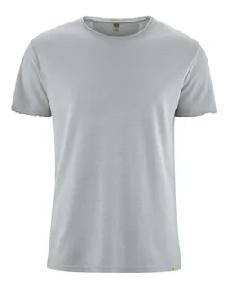 HempAge Hempage Herren vegan T-Shirt Timeless Basic In Quarzgrau – Produktbild 1 von 1