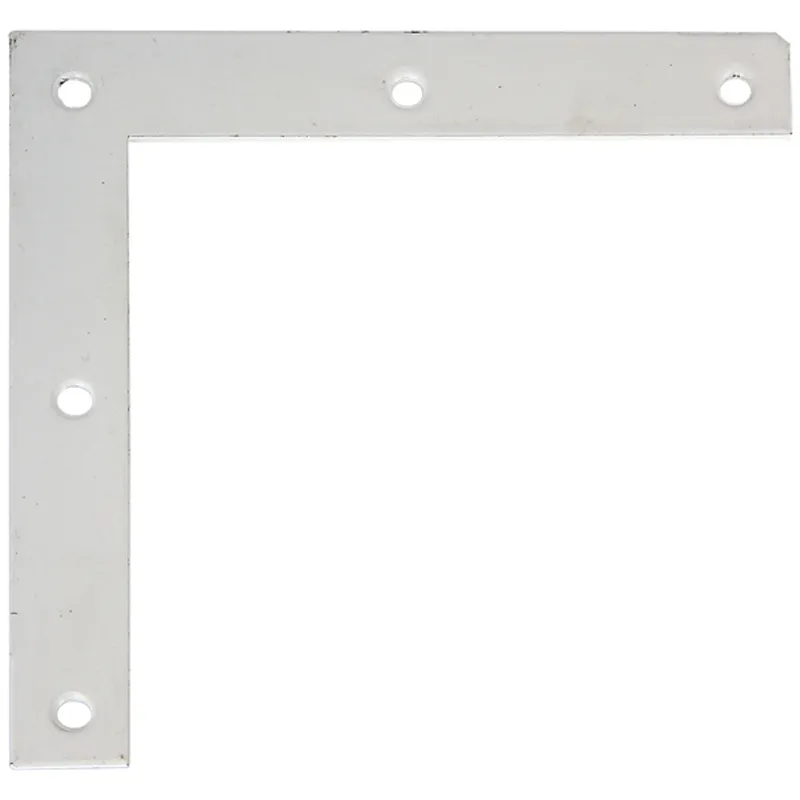 Alberts ALBERTS Möbelwinkel, zinkphosphatiert, weiß beschichtet,HxLxB 100x100x15mm – Produktbild 1 von 1