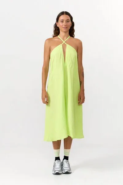 SUITE13LAB Suite13lab Damen-Multipositionskleid kurz MP Viskose-Leinen, Apple green(grün), – Produktbild 1 von 2