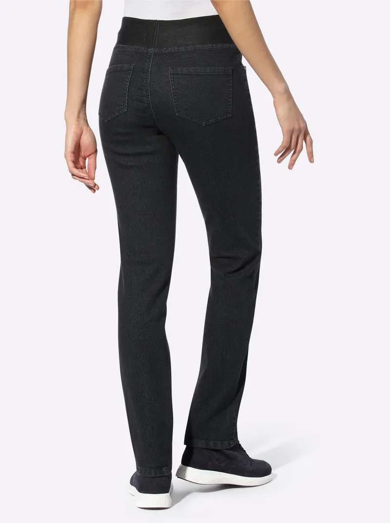 heine Schlupfjeans black denim, Black denim, – Produktbild 3 von 3
