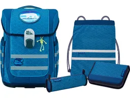 McNeill McNeill Schulranzen-Set 'McOcean' aus Recyclingkunststoff, puntoblu – Produktbild 1 von 1