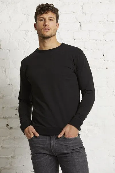 Wunderwerk Wunderwerk Herren Sweatshirt "Compact sweat crewneck male", Schwarz (900 black), – Produktbild 1 von 4