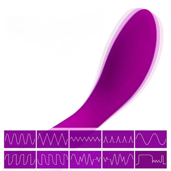 LELO G-Punkt Vibrator - LELO MONA Wave, Tiefes rosa, – Produktbild 4 von 4