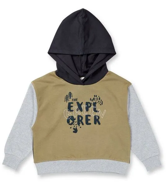 Sense Organics & friends in cooperation with GARY MASH Sense Organics & friends in cooperation with GARY MASH Sweatpulli Green Explorer aus Biobaumwolle – Produktbild 1 von 1