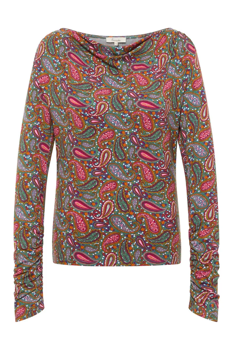 Tranquillo Shirt Belindaa aus EcoVero™ Viskose von Lenzing - paisley / XL – Produktbild 1 von 6