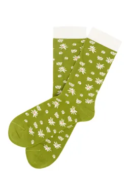 Tranquillo Sneakersocken Sveaa aus Bio-Baumwolle - avocado green / 35–38 – Produktbild 1 von 1
