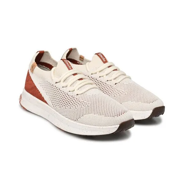SAOLA SAOLA Vegan Sneaker Frauen - Tsavo W 2.0, White / burgundy, – Produktbild 2 von 4