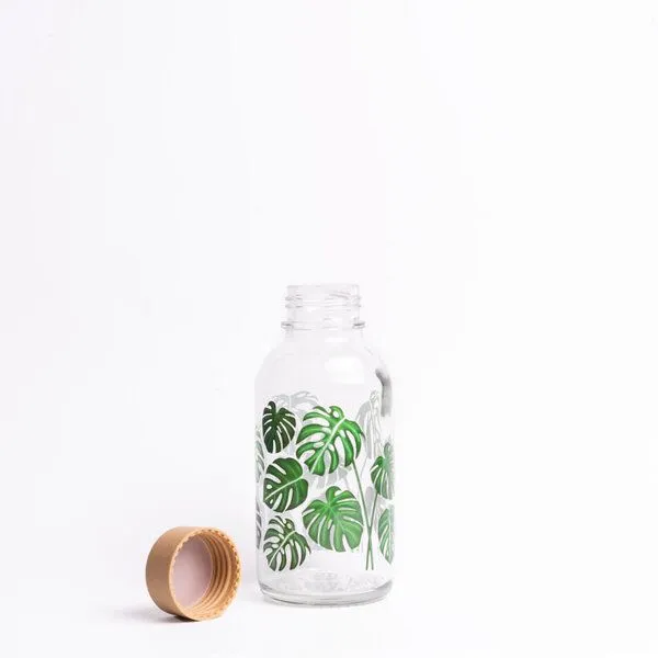 Carry Bottles Carry Bottles Glastrinkflasche 0.4l, Green living, – Produktbild 2 von 4