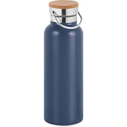 hi!dea™ hi!dea™ RAGNAR. Trinkflasche aus Edelstahl (36% recycelt) (570 mL), doppelwandig und vakuumisoliert, Dunkelblau, – Produktbild 1 von 1
