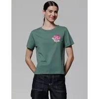 watapparel watapparel T-Shirt Frauen Blume, Green bay, – Produktbild 1 von 1