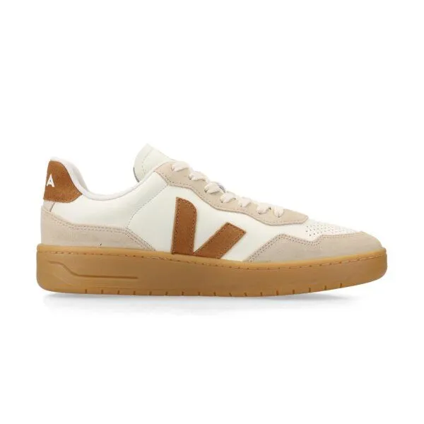 Veja Veja Sneaker Unisex - V-90, Pure/camel/almond/natural, – Produktbild 3 von 4