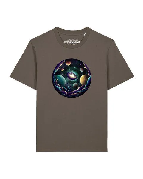 watapparel watapparel T-Shirt Unisex Urknall, Mocha, – Produktbild 1 von 2