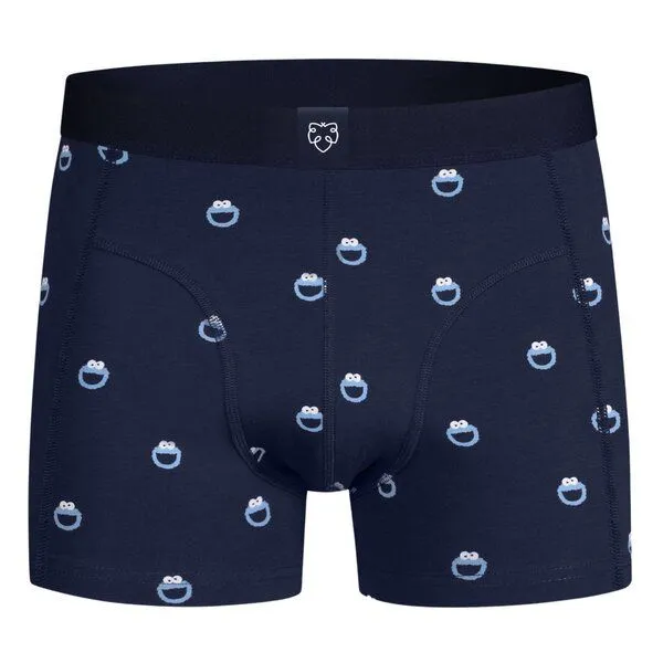 A-Dam A-Dam Boxerbrief Gemustert, Navy cookie monster (dunkelblau), – Produktbild 1 von 1