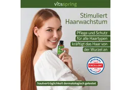 vitaspring Haaröl Rosmarinöl Apothekenqualität für Haare 100% Bio naturrein Rosmarinöl, 100% reines und ätherisches Öl – Produktbild 1 von 1