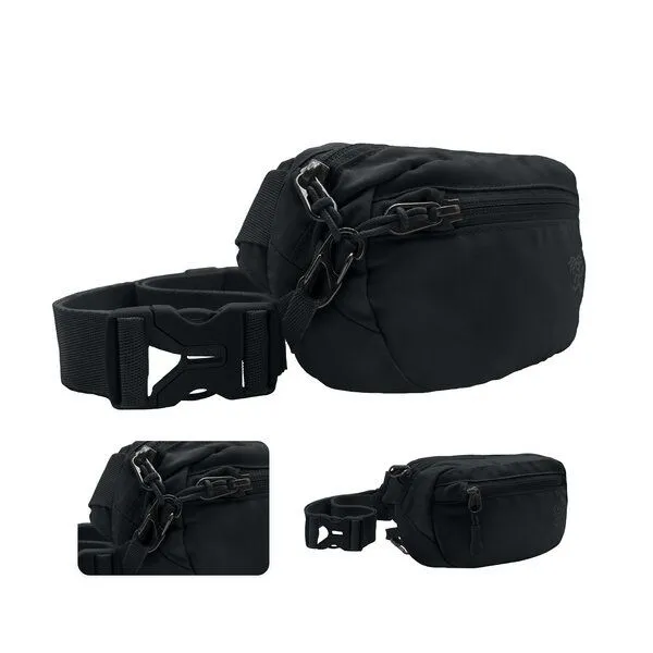 FUCHS & REBELL FUCHS & REBELL MIKA Mini Hip Bag Anti-Diebstahl, Schwarz, – Produktbild 3 von 4