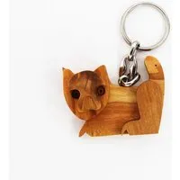 Mitienda Shop Mitienda Shop Schlüsselanhänger aus Holz - Katze – Produktbild 1 von 1