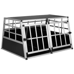 Casaria® Casaria Cadoca Hundetransportbox XL 89x70x51cm Alu – Produktbild 1 von 1