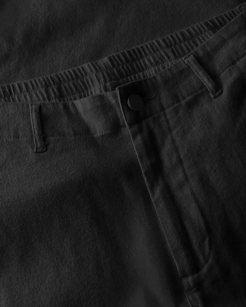 KnowledgeCotton Apparel KnowledgeCotton Apparel Damen vegan Hose Bloom Barrel Flanell Chocolate Torte, Braun, – Produktbild 1 von 2