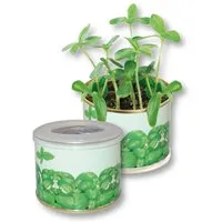 Bio-Mini-Pflanzset 'Dose' Sonnenblume  mit 1-4 farbigem Aufdruck – Produktbild 1 von 1
