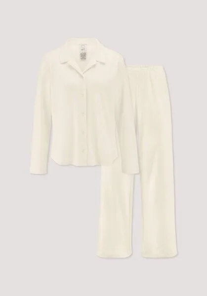 hessnatur hessnatur Pyjama PURE NATURE aus reiner Bio-Baumwolle, Natur, – Produktbild 4 von 4