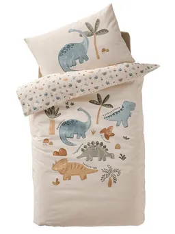 Vertbaudet Vertbaudet Bettbezug Baby Bettwäsche-Set MINISAURUS – Produktbild 1 von 1
