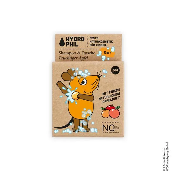 Hydrophil HYDROPHIL Festes 2in1 Shampoo & Dusche für Kids | Naturkosmetik | – Produktbild 4 von 6
