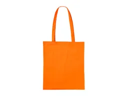 Baumwoll-Tragetaschen, orange 38x42 cm mit zwei langen Henkeln – Produktbild 1 von 1